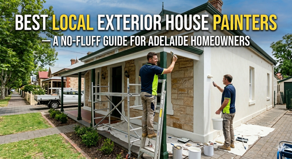 Best Local Exterior House Painters — A No-Fluff Guide for Adelaide Homeowners